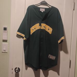 Green Athletics Jersey XXL Genuine Starter